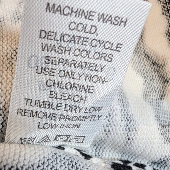 Jessica London Women’s 18/20 Open Knit 2X cardigan Animal Print Sweater - Picture 6 of 6